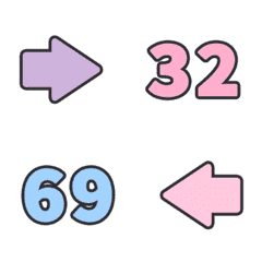 しゅくじょ  123 万用 32-69 動く絵文字