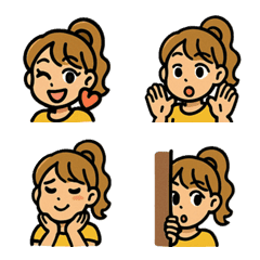 Gyaru Emoji Set vol.1