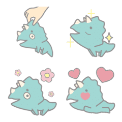 動く！シンプルな恐竜ちゃん【Mint】