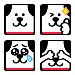 シカクイヌ 「シロ」