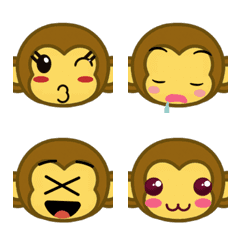 Baby Monkey Adventures (Emoji) Ver8