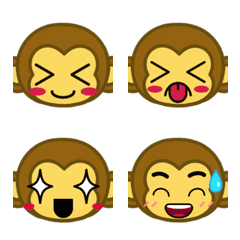 Baby Monkey Adventures (Emoji) Ver7