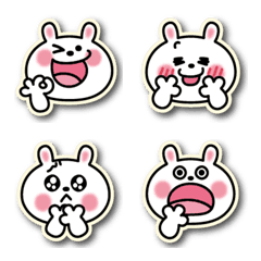 かわいいうさぎの絵文字6(気持ち伝わる)