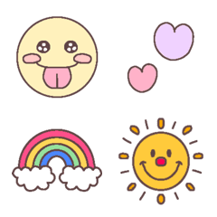 Emoji with various expressions
