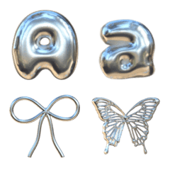 Alphabet chrome ver.1