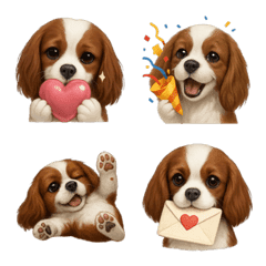 キャバリアが届けるリアクション絵文字
