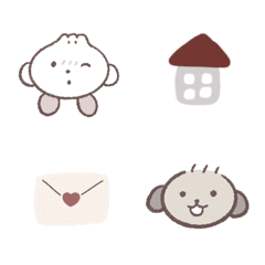 ぼーろ と にくまんちゃん - LINE絵文字 | LINE STORE
