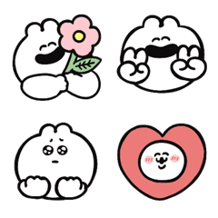 ゆるうさのリアクション絵文字！