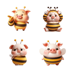 おもしろハチブタ