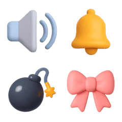 ちょうネクタイ ワークタグ 絵文字
