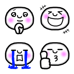 やっぱりかわいい,大きな顔☆うごく絵文字