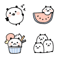 ゆる〜っとパンダの絵文字3【夏】