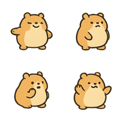 自信滿滿的麻糬倉鼠