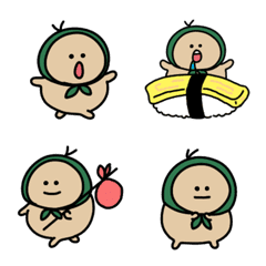 Hokkamuri-chan emoji