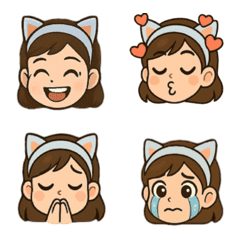 Meow Girl Emotes