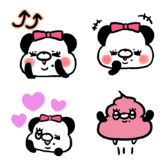 きゅるパンダ絵文字