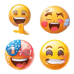 Foreign style pop cute smile