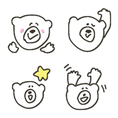 『くまさん毎日絵文字』