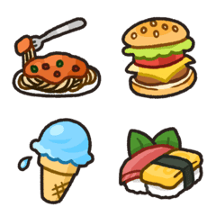 毎日のしあわせグルメ絵文字