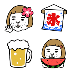 Ugly but charming woman summer mov Emoji
