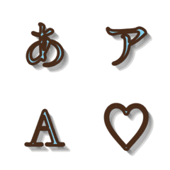 e-Emoji Deco Text(Kana/Alphanumeric) 261