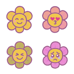 かわいい小さな花の日常（紫）