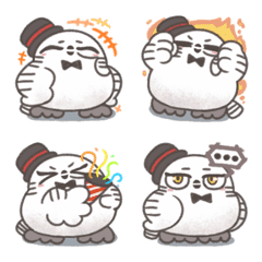 Funny owl's textless emoji 2