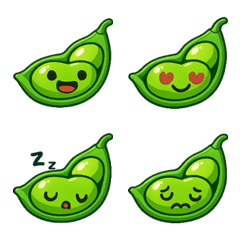 かわいい枝豆