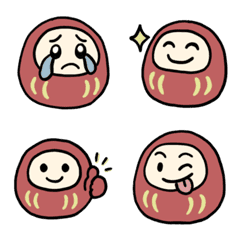 Daruma dolls with nice face expressions