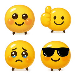 Gummy Emoticons of That Yellow One