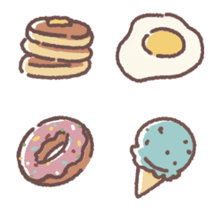 かわいいスイーツ絵文字♡
