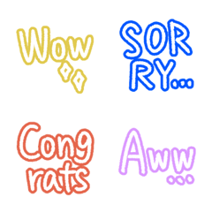 English Emojis for Reactions