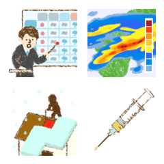 動く(▶︎)毎日使える☀️お天気マーク☔️