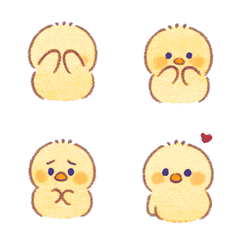 かわいいニワトリの日々の気分-ベージュ