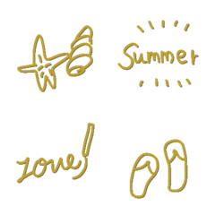 【おしゃれなsummer絵文字】