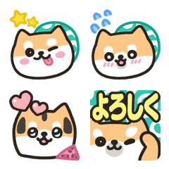 柴犬たけちよのリアクション絵文字