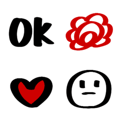 Bold letters and emoticons