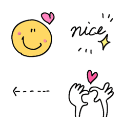 【カラフルでかわいい毎日絵文字】