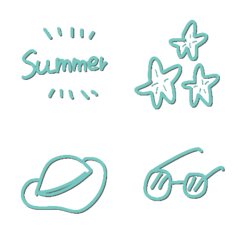 ＊【おしゃれなsummer絵文字】＊