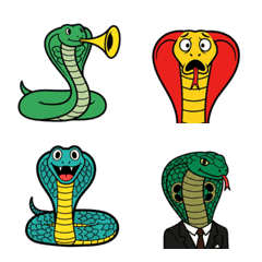 シュールなコブラの絵文字