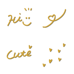 【おしゃれな絵文字】