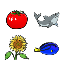 animated emojis summer-like things