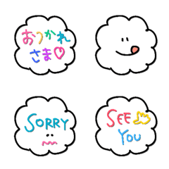 『吹き出しリアクション絵文字』