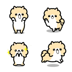大すきポメラニアンの動く絵文字2