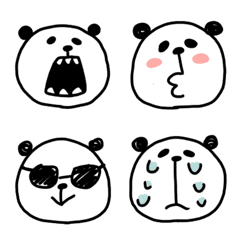 パンダの落書き風絵文字