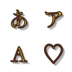 e-Emoji Deco Text(Kana-Alphanumeric) 285