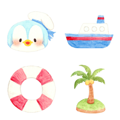 Penguin Sailor's Marine Emoji