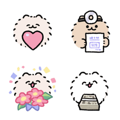 Pomeranian of pometone emoji03