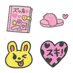 Heisei Gal Graffiti Emoji Set
