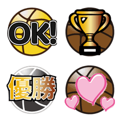 Basketball emoji reaction